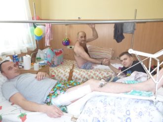 Столярчук Владислав в военном госпитале
